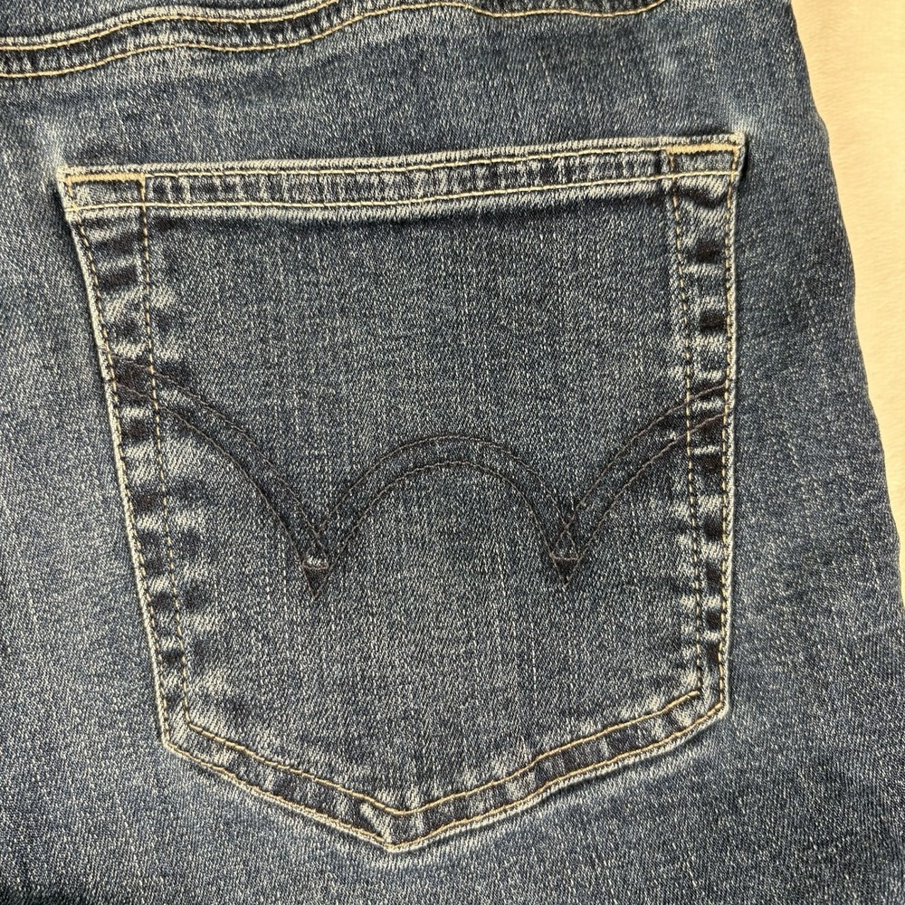 Edwin Bree Crop Slim Straight Jeans Women's Size 28 Anthropolgie (Reg $168) - Picture 6 of 11